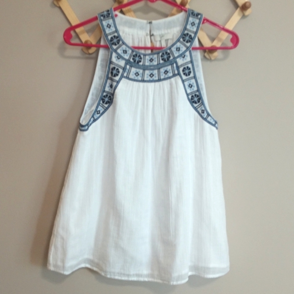 Joie gauzy cotton tank top. Size S